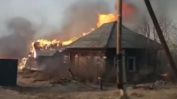 Количество уничтоженных домов при пожаре в Сосьве достигло 150<br />
