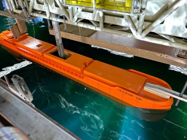 Модельные испытания судна Атаман-140 превзошли ожидания