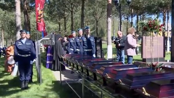 Останки 29 красноармейцев перезахоронили в Калужской области